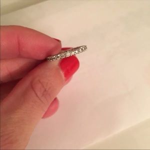 Platinum & Diamond Eternity Band